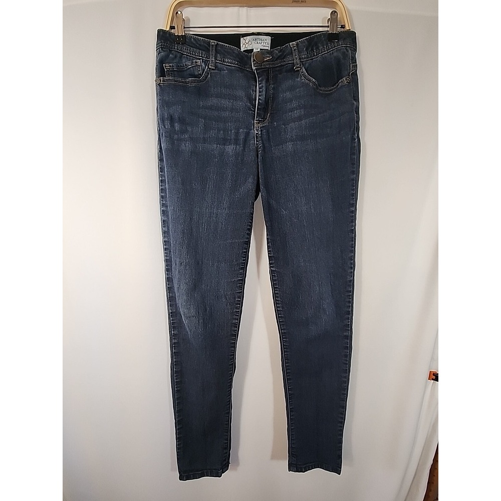 Artisan Crafted by Democracy Mid‎ Rise Dark Wash Skinny Jeans Size 10